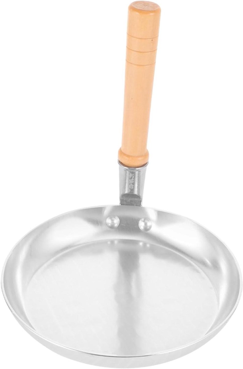 Koekenpan Omelet Pan Oyakodon Pan Gebakken Pan Ontbijt Maken Antiaanbak Kookpan 18.5 cm Zilver