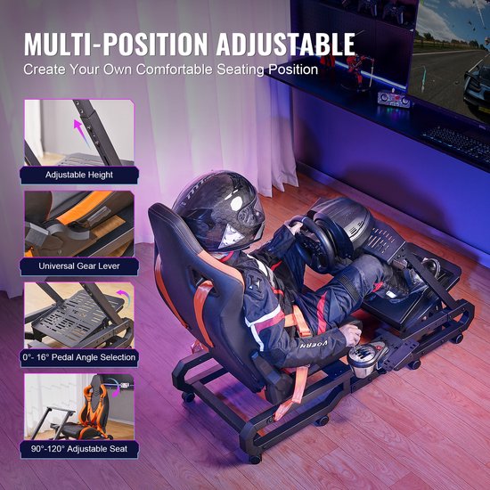 Stuurstandaard voor Logitech G923/G920/G29 Racing Sim Cockpit 150kg 585-770mm van Logitech — afbeelding 4