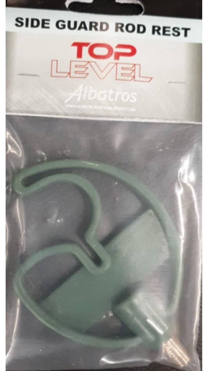 Albatros Side Guard Rod Rest feedersteun met gebogen kop | 1 stuk