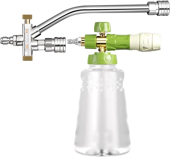 Hogedrukreiniger - Autowaspistool - 1/4 inch Quick Connect Wand met 5 sproeiers (0 °-65 °) - Dubbele connector - Tuinslang Pistool - Spuitpistool - Waterspuit - Spuitmond - Opzetstuk Tuinslang - Voor Tuin & Auto & Schoonmaken — afbeelding 4