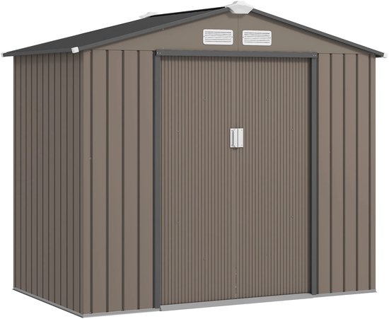 Innovastore Tuinhuis - Tuinschuur - Gereedschapsschuur - Outdoor Tuinopslag - Buitenopslagruimte - Buitenberging - Bruin