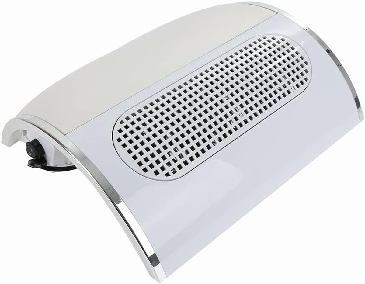 Nagelstofzuiger - Manicure reiniger - Nagels schoonmaken - 3 ventilatoren - 30 W - Wit