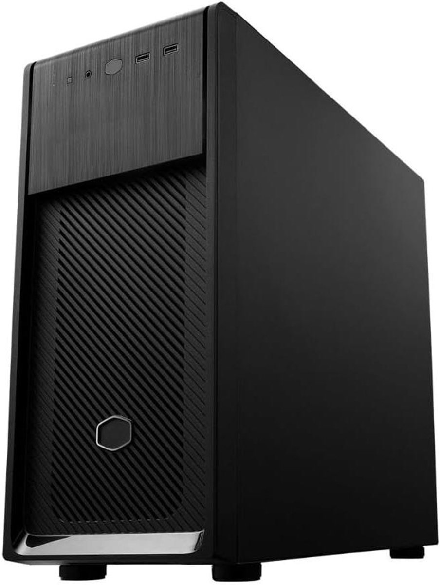 PC Behuizing - Computer Kast - Component Bescherming - Luchtkoeling Ondersteuning - Mid Tower - Zwart