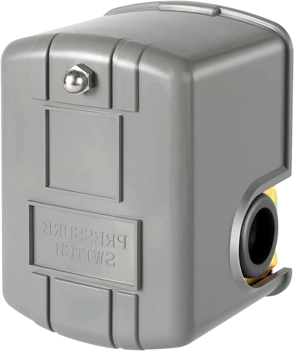 Drukschakelaar - Waterpomp Controle - Automatische Waterdruk - Instelbaar Differentieel - 1/4 Inch NPT - Zwart