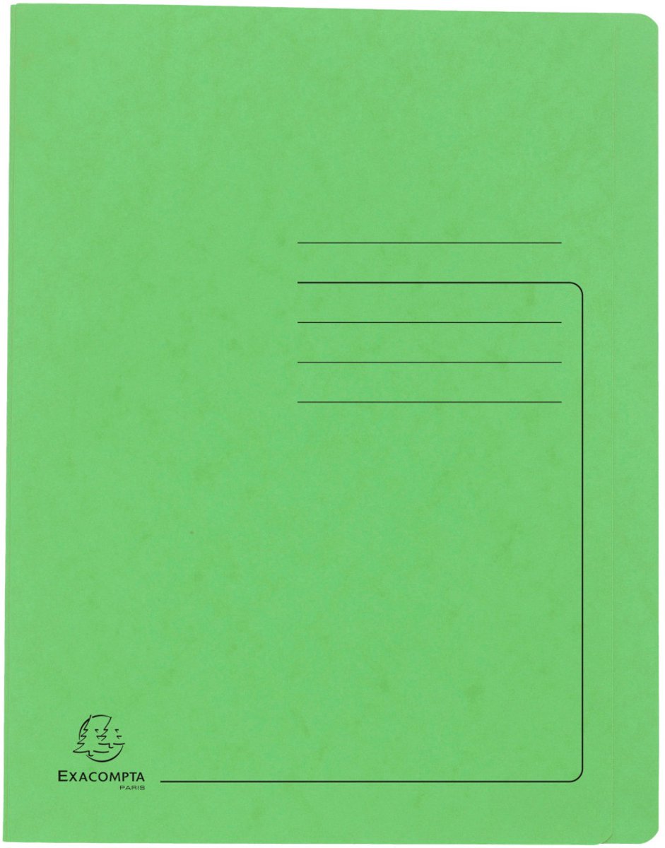 Exacompta 39985E map Pletbord Groen A4
