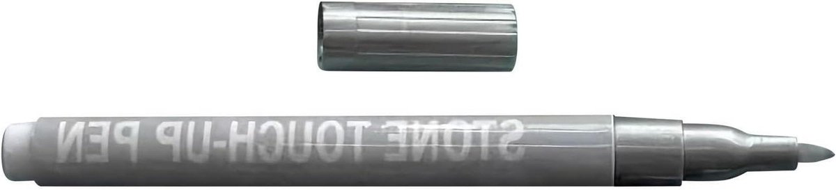Grafzerk Marker Reparatie Pennen - Grafmonument Pen Steenherstel Pen - Opschriften Herstellen - Waterdicht Sneldrogend - 16 cm - Zilver