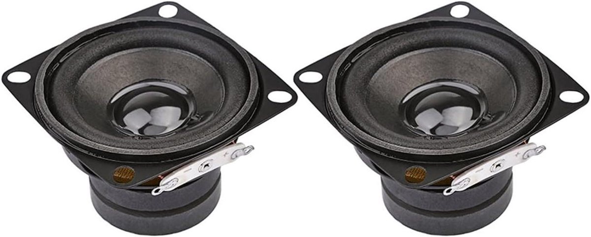 Draagbare Speakers - Mini Speakers - Muziek Luisteren - Krachtige Bas - 2 Inch - Zwart