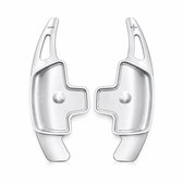 Aluminium Schakelpeddel Verlengers Zilver Geschikt voor Mercedes A-Klasse W177 C-Klasse W205 E-Klasse W213 GLE – Stuurwiel Paddle Shifters