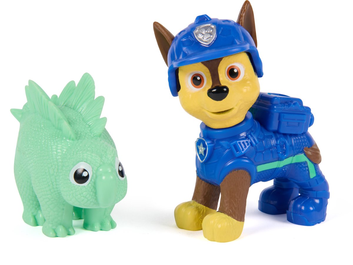 PAW Patrol - De Dino Film - Dino Tow & Dash RC - Eenvoudig op afstand te besturen voertuig met Chase- en Stegosaurus-actiefiguren — cadeau in Spellen & Speelgoed - foto 8