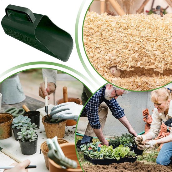 Grondschep voor planten, draagbaar plantenzwaard, gereedschap voor binnentuinieren, potschep, multifunctionele tuinschep van Tonahutu — afbeelding 3