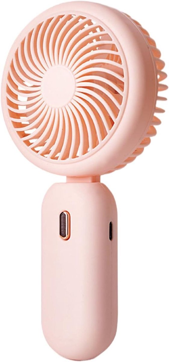 Handventilator - Mini ventilator - Persoonlijke koeling - Inklapbaar ontwerp - 85 x 49 x 167 cm - Roze