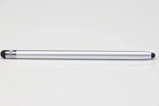 SBG Universele Stylus Pen Met Twee Zachte Punten - Comfortabel Balontwerp - Handig voor Onderweg - Zilver van SBG — afbeelding 4