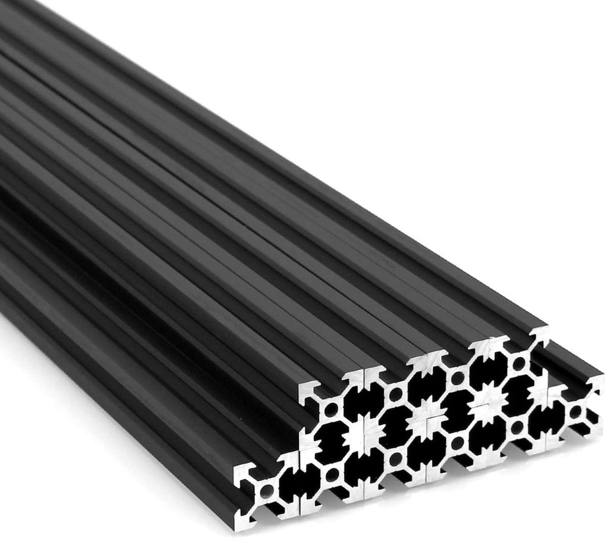 Dailygoods- Aluminium Extrusie 400mm - 10 Stuks - V-Slot - 3D Printer - CNC - Laser Graveermachine - Hoge Sterkte - Aluminium Profiel