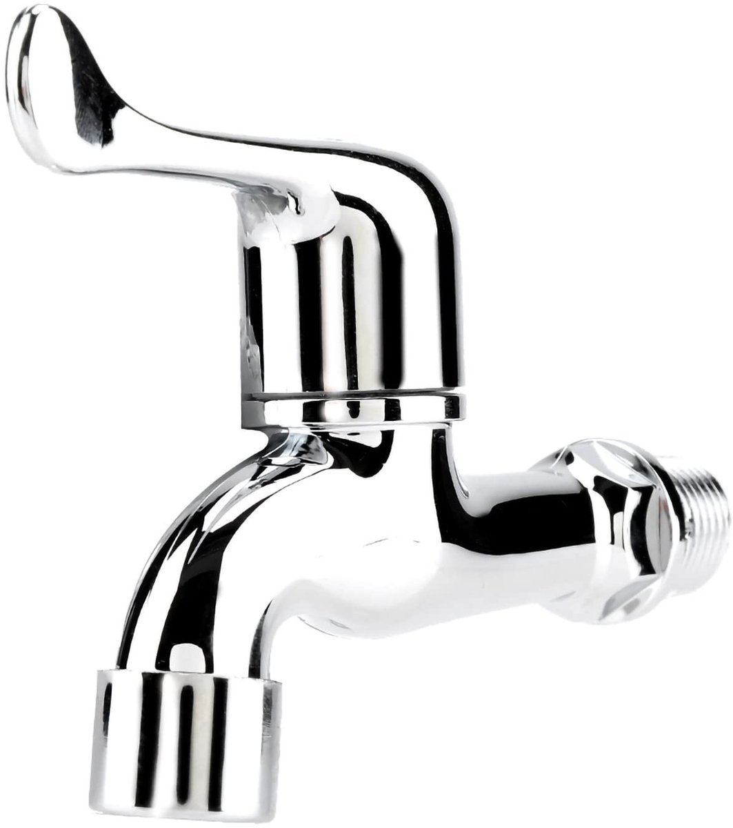 Dailygoods- Koudwaterkraan Hoogwaardig ABS - Enkele Handvat - Tuinkraan - Badkamerkraan - Wasserijkraan - Eenvoudig te installeren - Waterkraan