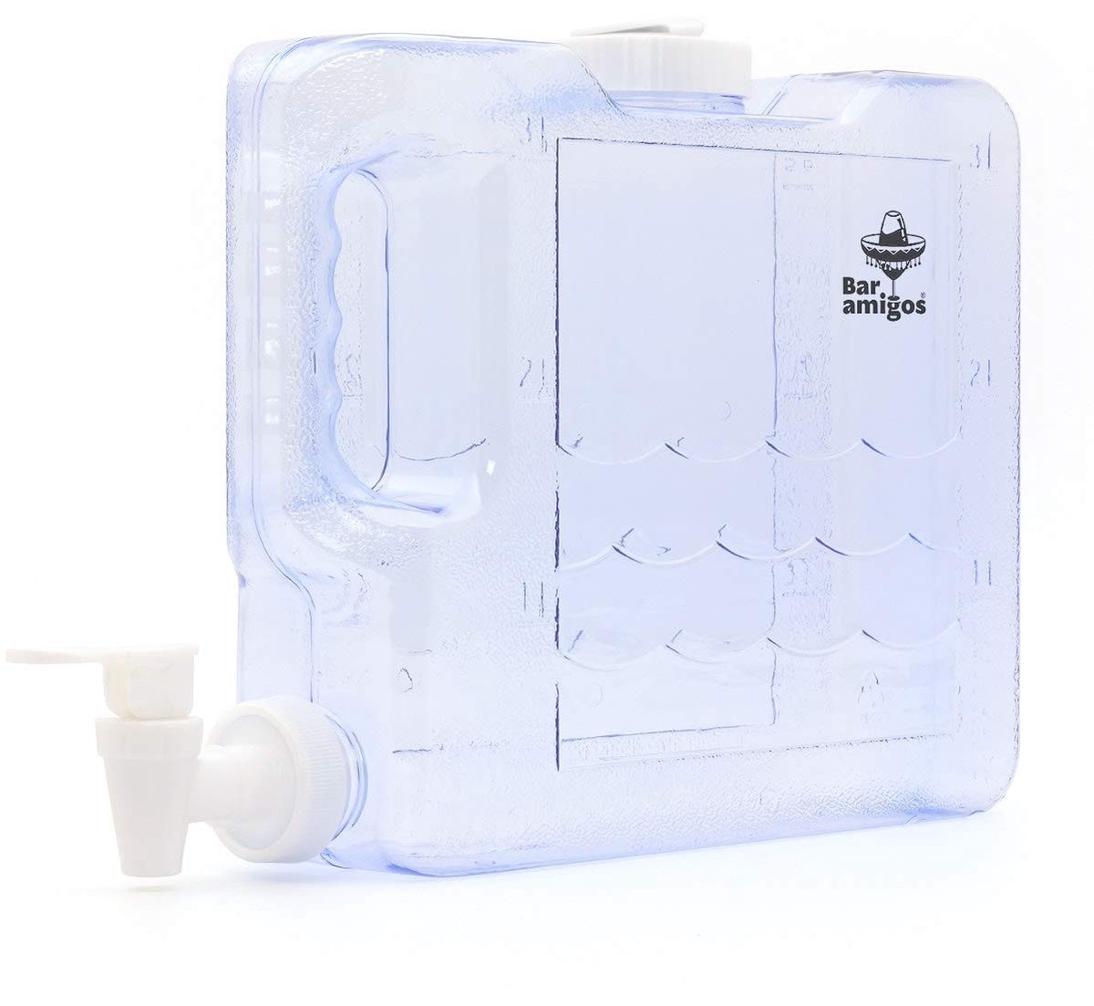 Dailygoods- Waterdispenser 3 Liter - Waterdispenser met Kraantje - Koud Water - PETG Kunststof - Handgreep - Voor Koelkast - Waterkan