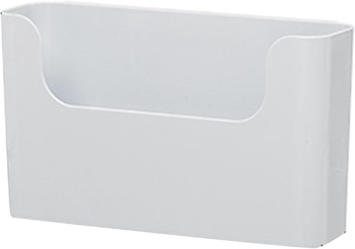 Dailygoods- Opbergdoos - Wandmontage - Ruimtebesparend - Plastic - 26.8 x 7.7 x 15.5cm - Zelfklevend - Organisatie voor kleine items - Wandopberger