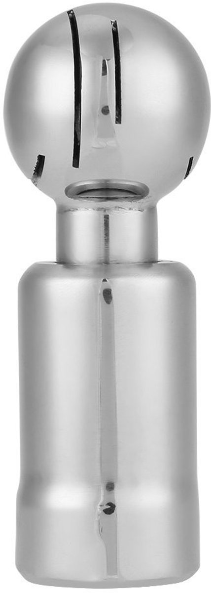 Dailygoods- Reinigingsbal - Roestvrij Staal 316L - 360° Spray - Zelfreinigend - Voor Tanks - Geschikt voor Voedselindustrie - Reinigingsbol