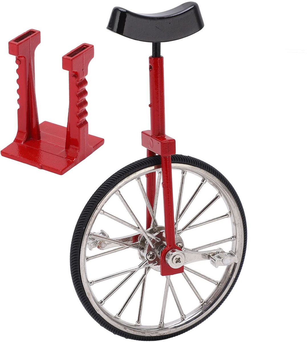 Dailygoods- Eenwielermodel Gesimuleerd Ontwerp - Miniatuur Fietsmodel - Legeringsornament - Decoratie Boekenplank - Uitstekend Vakmanschap - Duurzaam Materiaal - Miniatuurmodel