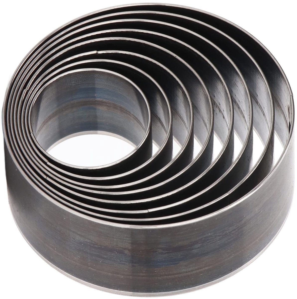 Dailygoods- Perforator Set 8 Stuks - Ronde Snijvormen - Gelegeerd Staal - Leer Snijden - Cirkelstansen - Duurzaam Materiaal - Diverse Diameters - Stansset