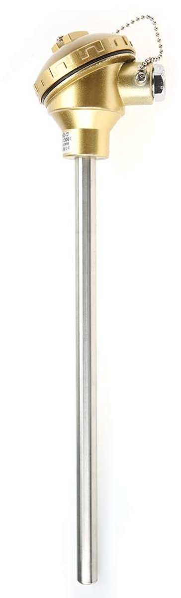 Dailygoods- Thermokoppel Hoogtemperatuurbereik - Temperatuursensor - Roestvrij Staal - 300 mm - 0-1300 ℃ - Duurzaam en Betrouwbaar