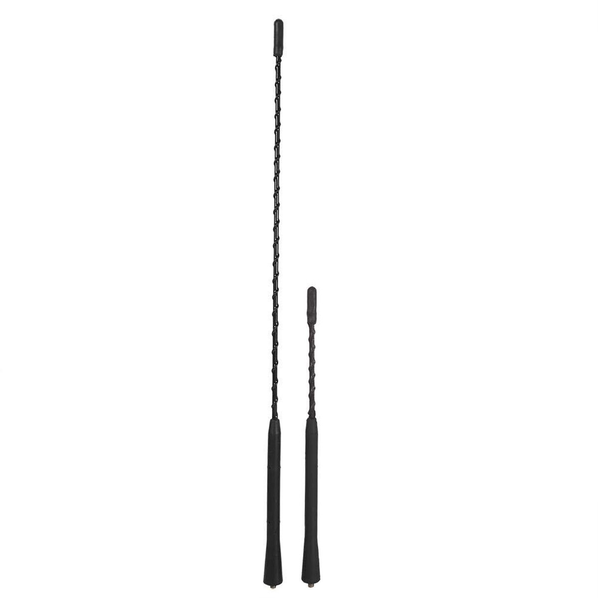 Dailygoods- Autoantenne Universeel - 42 cm/16 inch - AM/FM Frequentie - Geschikt voor de meeste auto's - Schroefdraaddiameter 5 mm - Duurzaam materiaal