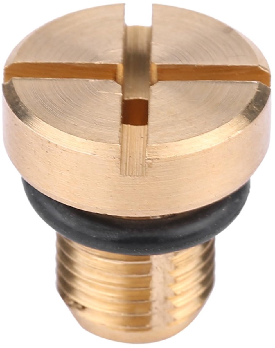 Dailygoods- Aftapschroef Hoogwaardig Metaal - Rubber O-Ring - CNC Gefreesd - Vervangonderdeel 17111712788 - Geschikt voor 318i - Slijtvast en Sterk - Koelvloeistofschroef