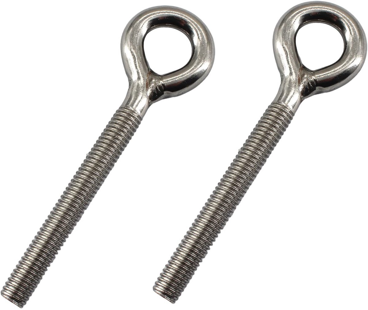 Dailygoods- Oogbout M14 - 2 Stuks - Roestvrij Staal 304 - Duurzaam - Corrosiewerend - Geschikt voor Binnen/Buitengebruik - Ringbout