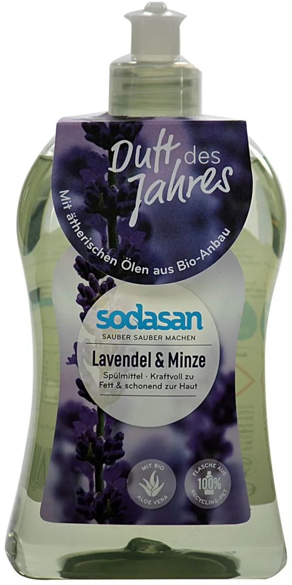 Afwasmiddel Lavendel & Minze 500 ml, natuurlijk afwasmiddel, ecologisch afwasmiddel