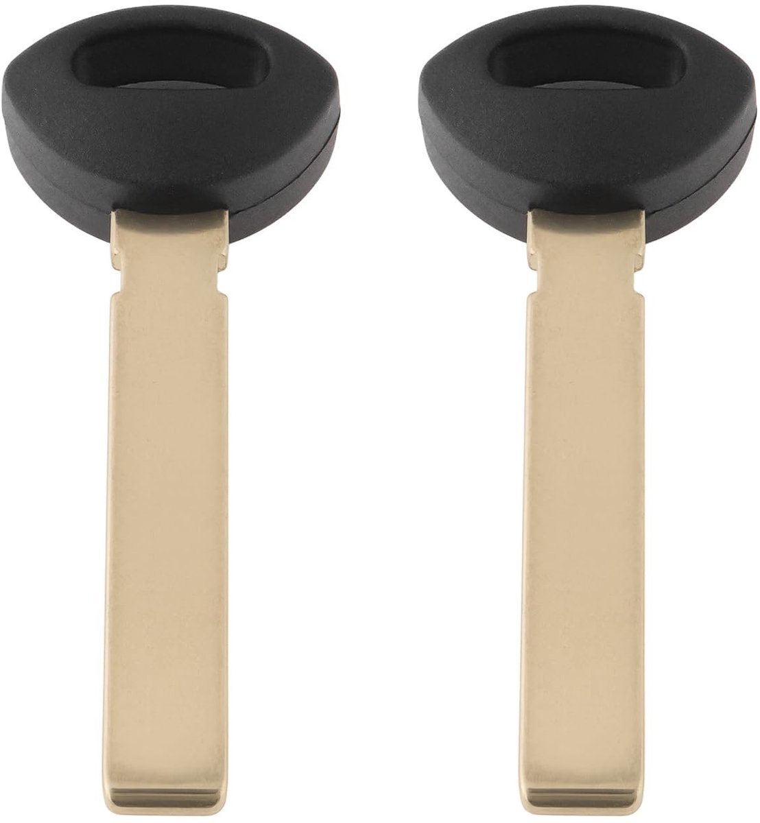 Dailygoods- Sleutelblad 2 Stuks - Compatibel met Mini One/Cooper S R56/R57 - 3 Knoppen - Cupronickel - Slijtvast en Corrosiebestendig - Afmetingen 42x8x3 mm - Sleutelmateriaal