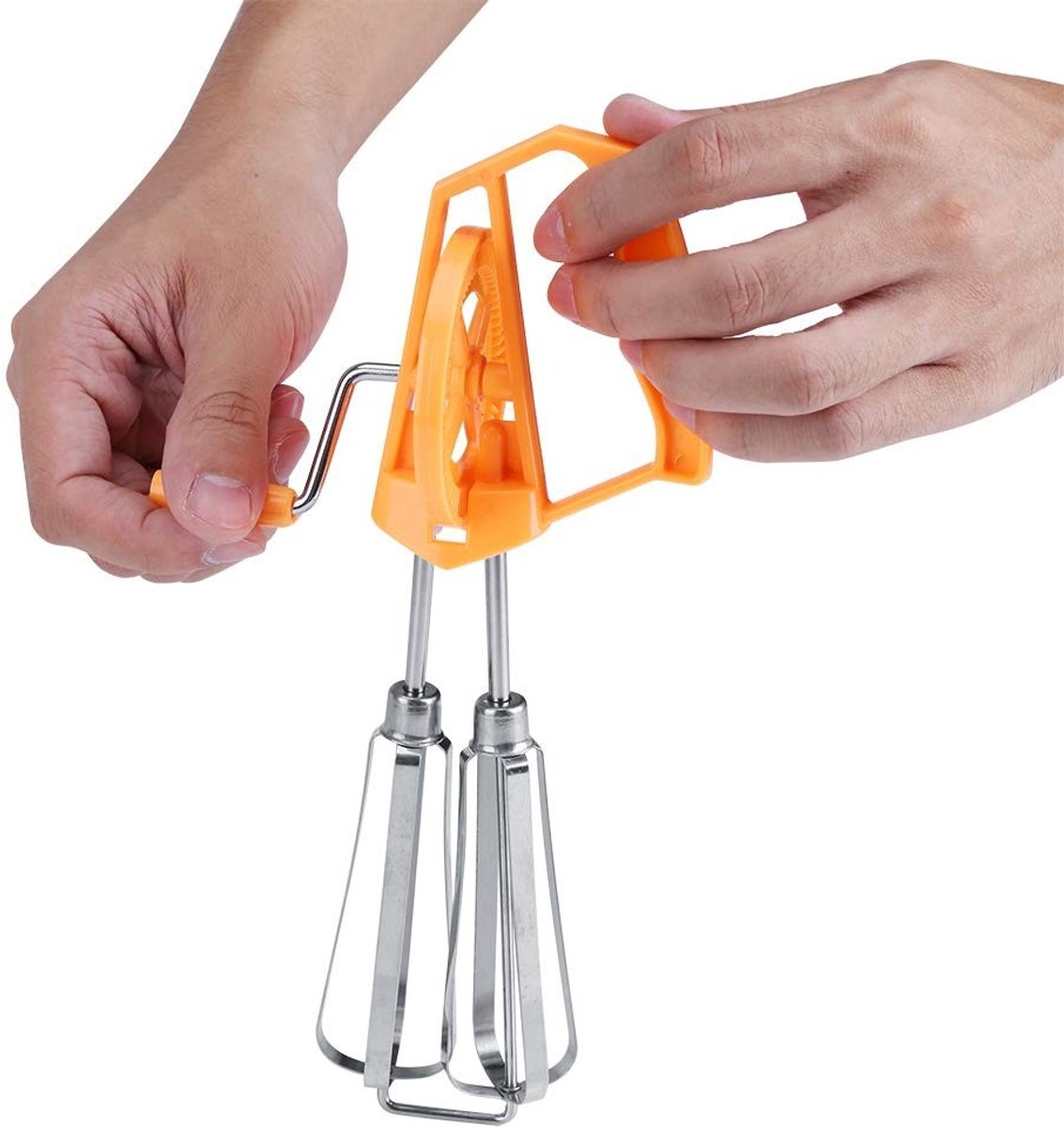 Dailygoods- Eierklopper Roestvrijstalen - Handmixer - Kookgereedschap - Keukenbenodigdheden - Mini-fluistering - Geschikt voor glazen en kopjes - Mixer