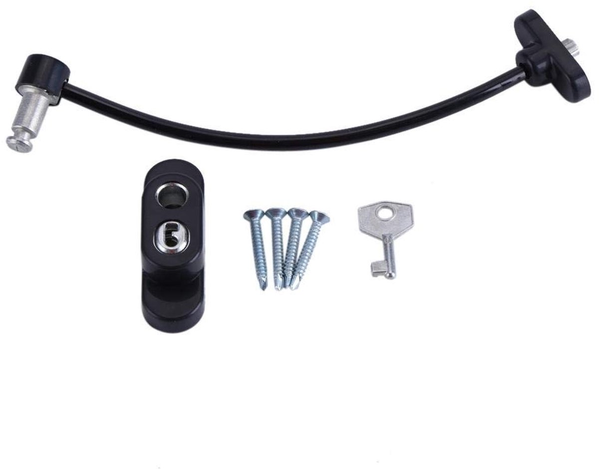 Dailygoods- Deurbegrenzer Veiligheid - Raambegrenzer - Raambeveiliging Kind - Deurbeveiliging - Eenvoudig te installeren - Zinklegering