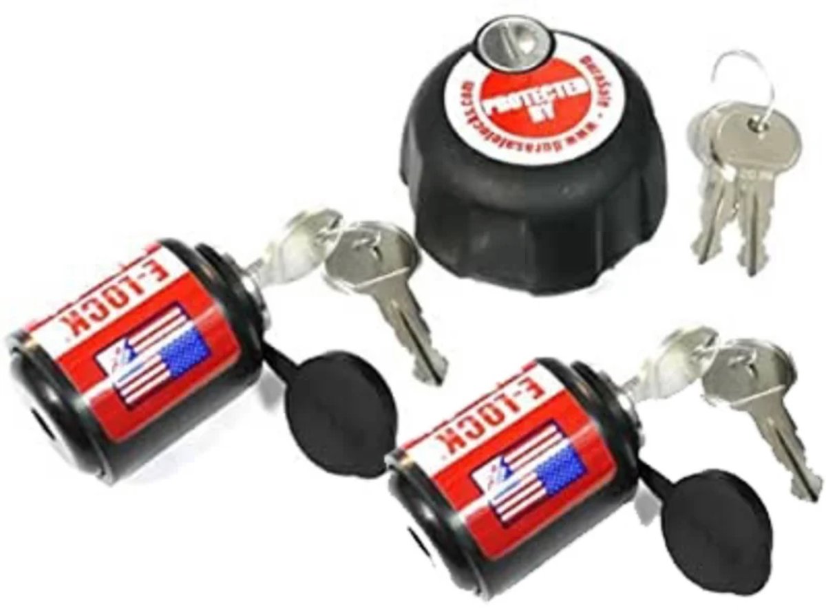 DuraSafe Combo EL-6 - 1x E-Lock / RAM mount C ball, gelijksluitend