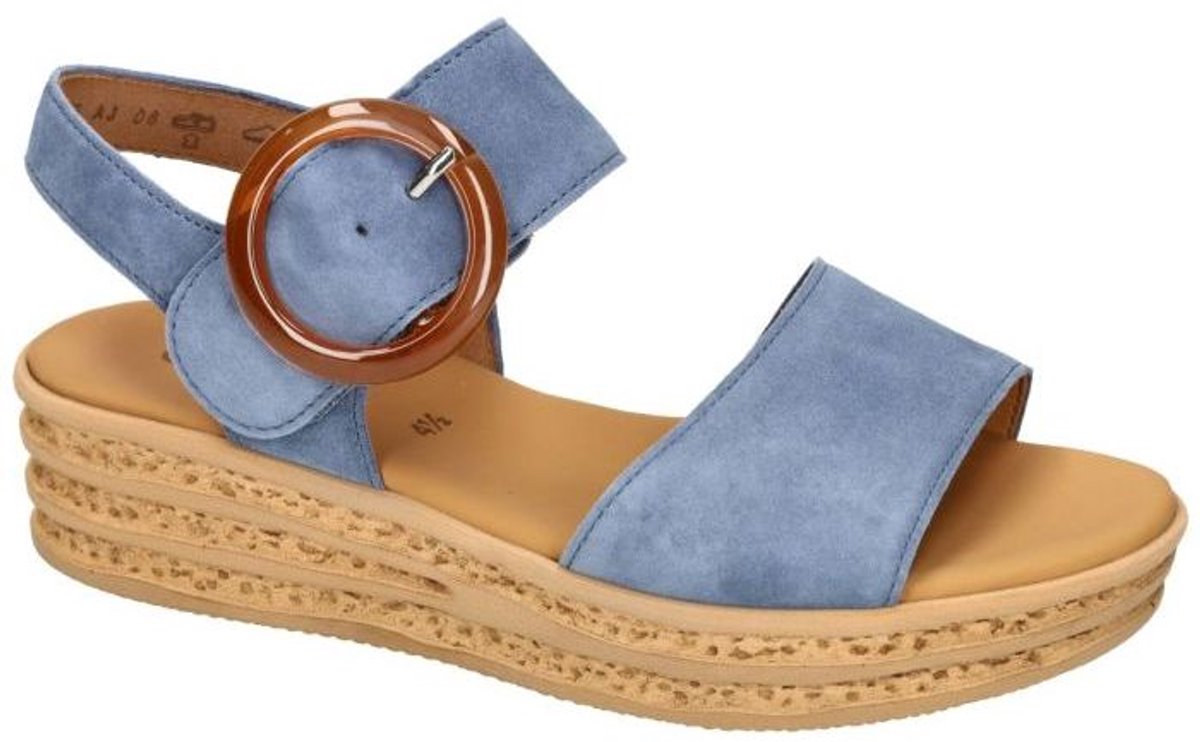 Gabor -Dames licht sandalen Blauw
