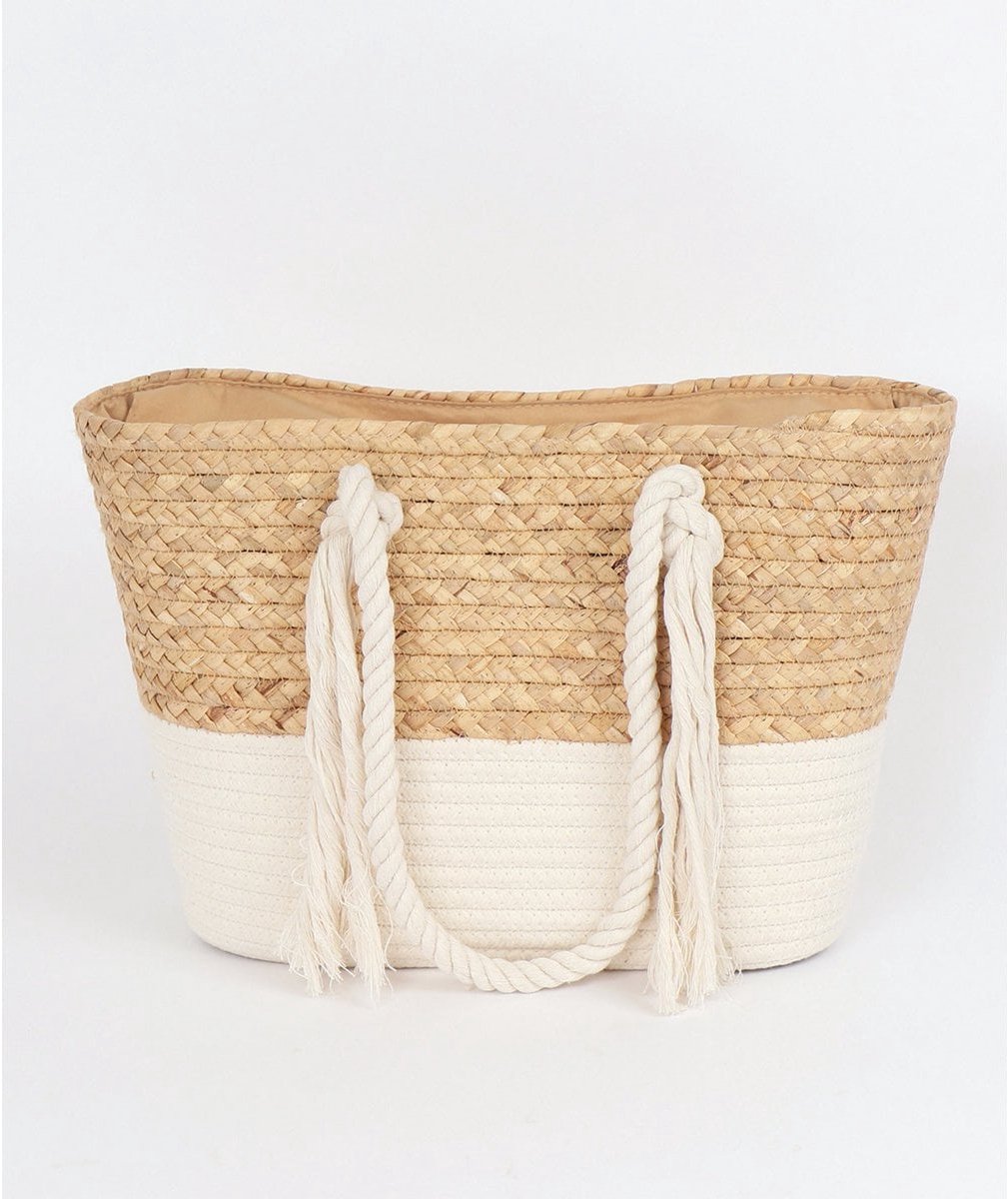 Pia Rossini Hampton Stro Strandtas Naturel