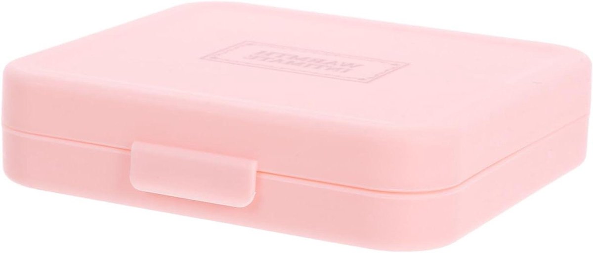 Opbergdoos Maandverband - Hygiëne Houder - Persoonlijke Opslag - Elegant Ontwerp - 10.8 cm - Roze