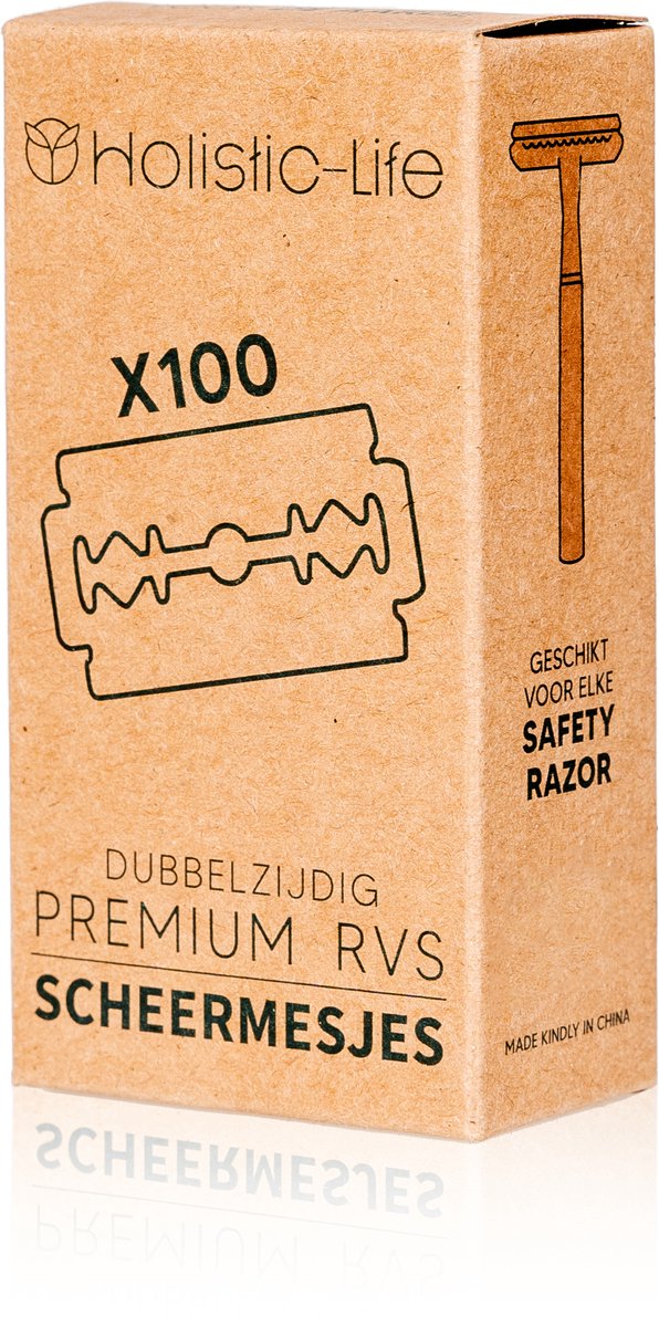 Safety Razor Scheermesjes Sharpness 1 – 100 stuks Platinum Navulmesjes – Vrouwen – Scheren – Double Edge Blades – Zero Waste