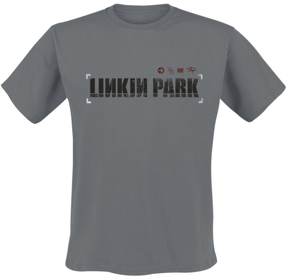 Linkin Park Hybrid theory Heren T-shirt - houtskool - XL