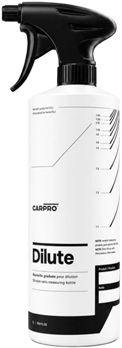 CarPro Dilute Empty Bottle 500ml - Lege Fles