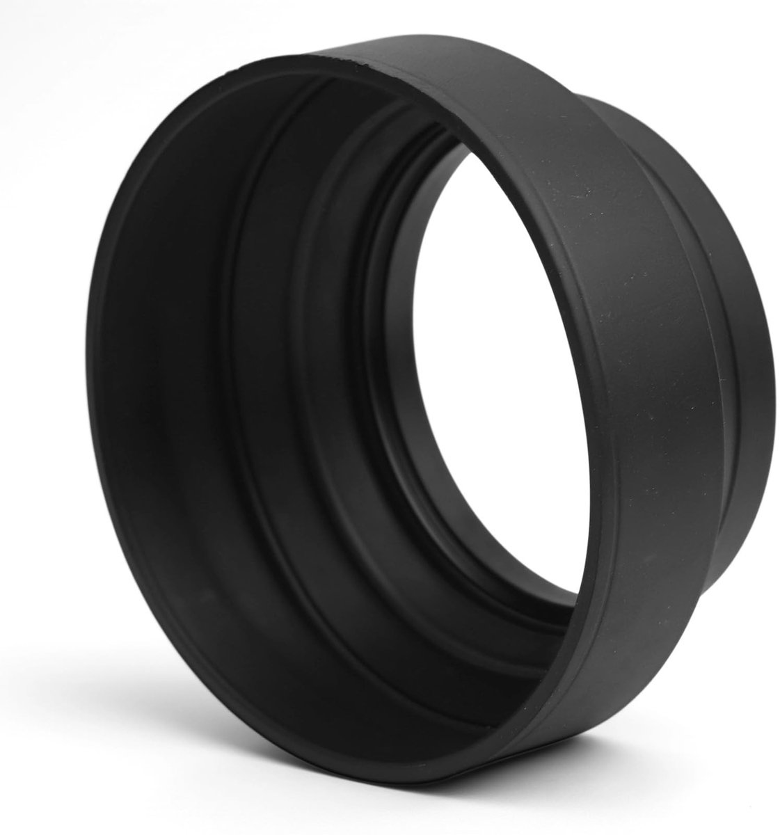 Dailygoods- Zonnekap 82 mm - Inklapbare Rubberen Lenskap - 3 Instelbare Toestanden - Geschikt voor Telelens/Groothoeklens - Vermijdt Omringend Strooilicht