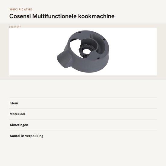 Dailygoods- Kookmachine Stabiele werking - Blender - Mengkom - Vaatwasmachinebestendig - Premium PP-materiaal - Multifunctioneel - Keukenmachine van Dailygoods — afbeelding 3