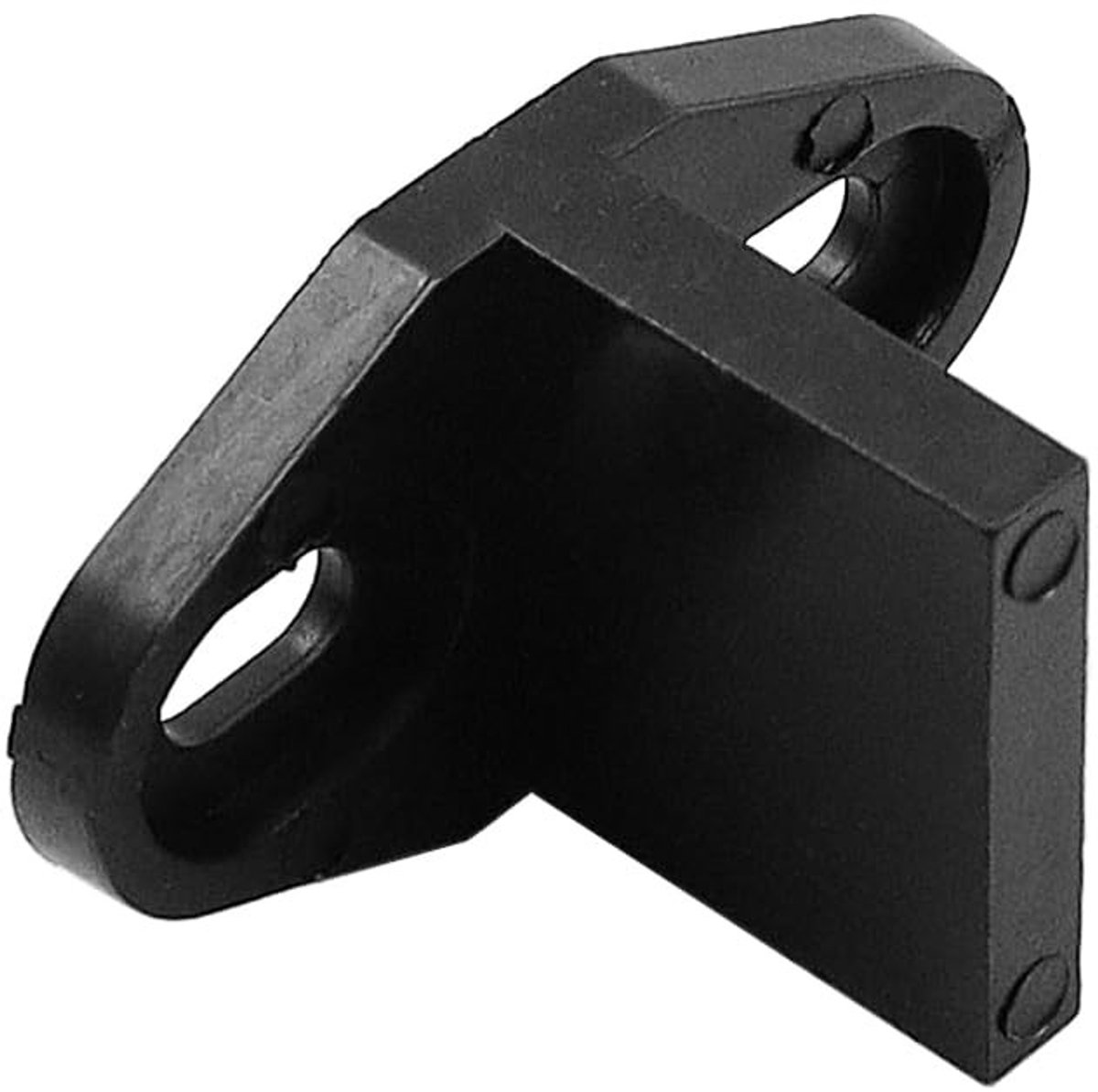 Dailygoods- Schuifdeurgeleiderclip - Vloergeleider - Deurgeleider Schuifdeur - Pack van 8 - Zwart - POM Materiaal