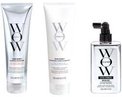 Color Wow Trio Color Security Shampoo + Security Conditioner Fine to Normal Hair 250ml + Extra Strength Dream Coat 200ml | Extra voordelig