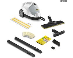 Kärcher stoomreiniger SC 4 EasyFix, stoomdruk 3,5 bar, opwarmtijd 4 min., vermogen 2.000 W, oppervlakteprestatie: 100 m², 2-tanksysteem, met EasyFix vloerreinigingsset, sproeiers en afdekkingen