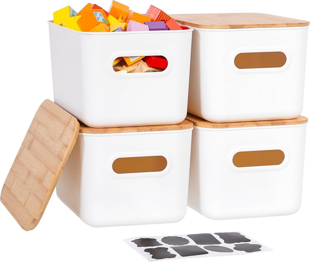 Opbergbak Met Deksel - Opbergdoos - Opbergbox - gebruiksgemak
