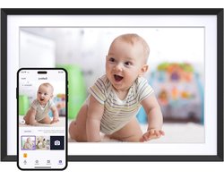 Dragon Touch 10,1 inch WiFi digitale fotolijst – HD IPS touchscreen, automatische rotatie, direct delen van foto's/video's, 16 GB geheugen, familie en vrienden
