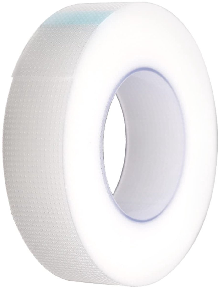 Dailygoods- Wimpertape 6 Rollen - Ademend/kleverig - Microporeuze Stoffen Band - 9 m per Rol - Transparant - Geschikt voor Wimperverlenging - Wimperband