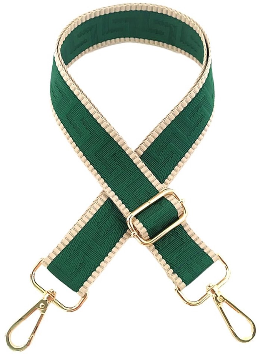 Dailygoods- Tasriem Verstelbaar 75-130 cm - Schouderband voor Tas - Tassenriem - Accessoire Riem - Breedte 3,8 cm - Polyester Materiaal - Schouderriem