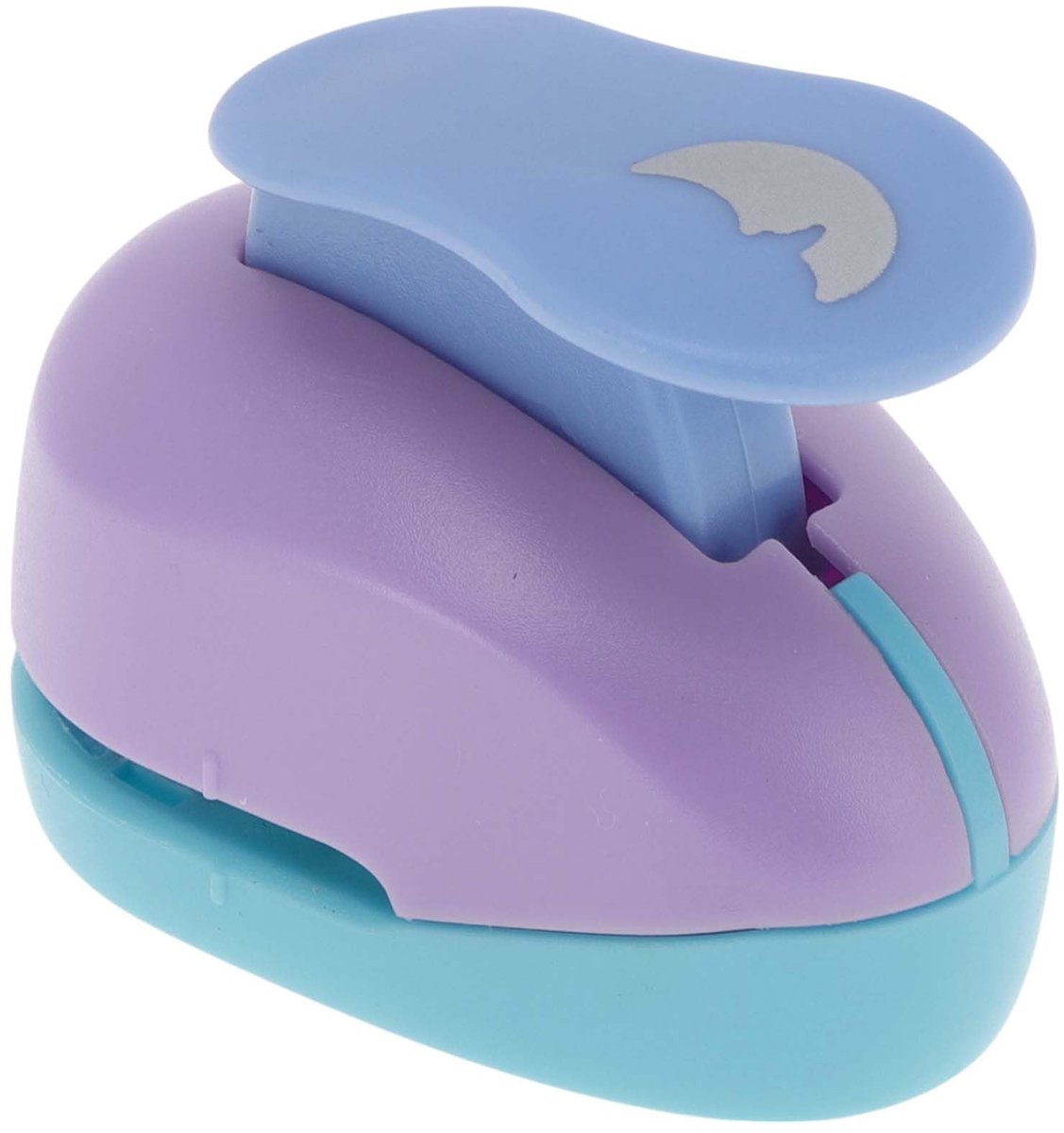 Dailygoods- Papierpons Compact - Stans voor Knutselwerk - Creatieve Vormen - Geschikt voor Papier/Karton - Handgreep voor Eenvoudig Gebruik - Afmetingen 6 x 4 x 4 cm - Pons
