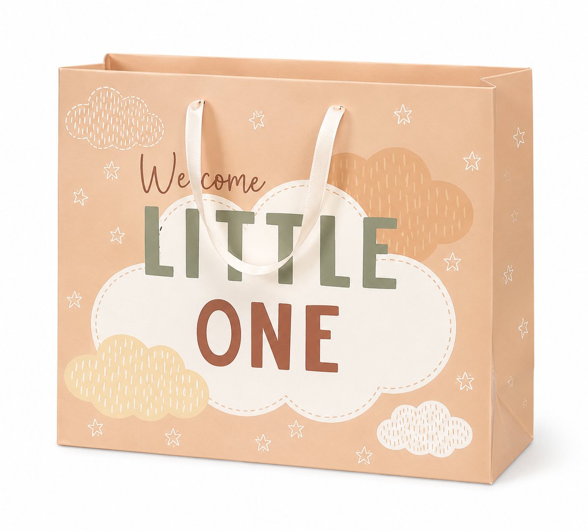 Kraamcadeau Baby 6-delig – Baby Geschenkset – Geboortecadeau – Newborn Cadeau – Romper Set met Legging, Slabbetje, Muts en Babysokjes – Babyshower Cadeau – Inclusief Cadeautas – Maat 62/68 – foto 2