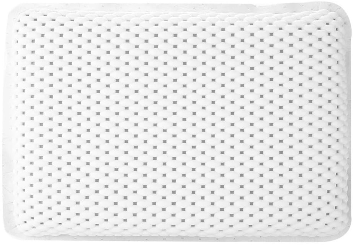 Dailygoods- Badkussen Ergonomisch - Antislip Badkussen - Hoofdsteun Bad - Neksteun Bad - PVC/Spons - Massage-effect - Badkussen Voor In Bad